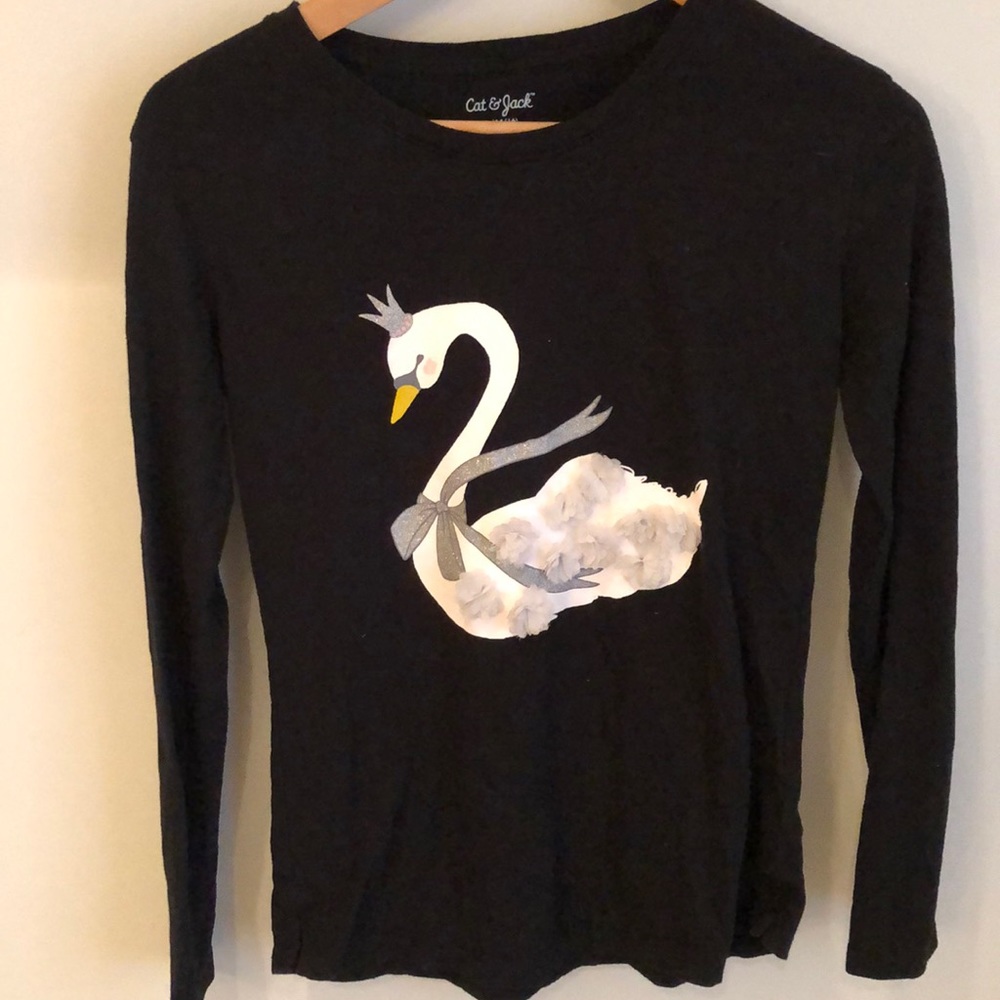 Swan long sleeve t-shirt
